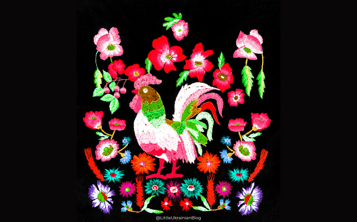 The Vyshyvanka zoomorphic embroidery