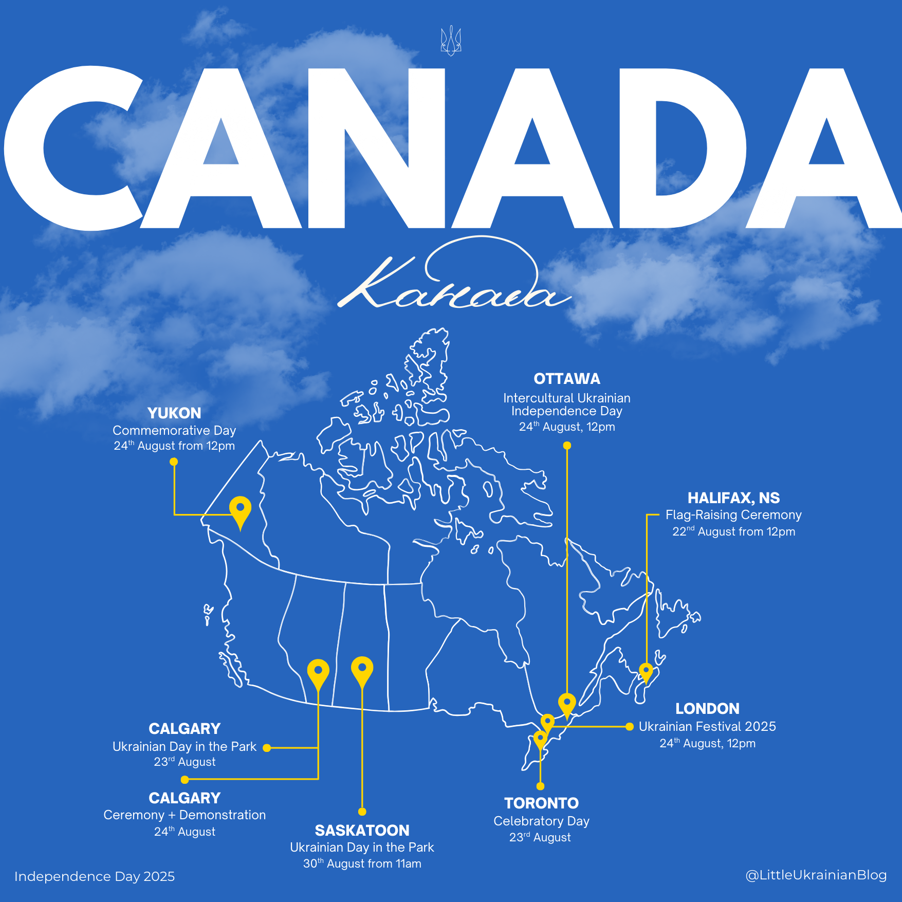 Community rally and cultural celebration of Ukraine’s 34th Independence Day in New York, London, Calgary, Toronto, Sydney, America, USA, UK