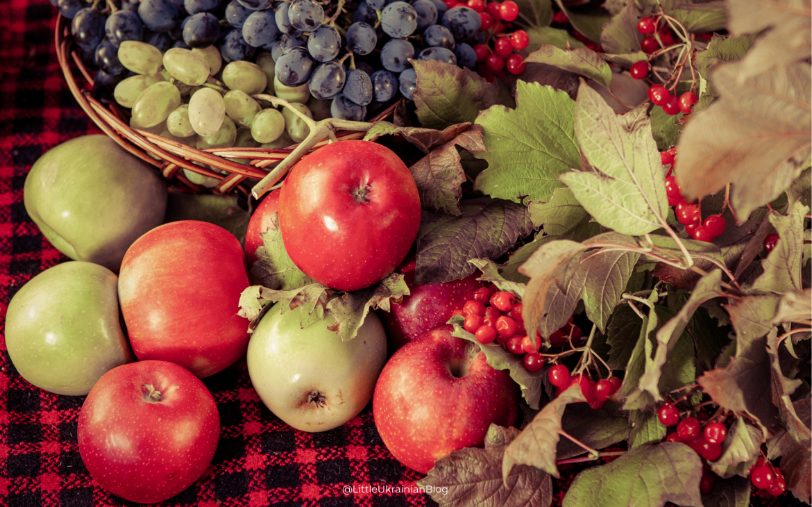 осіння страва. Ukrainian autumn dishes. Ukrainian autumn food.