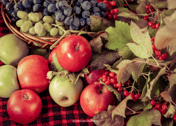 осіння страва. Ukrainian autumn dishes. Ukrainian autumn food.