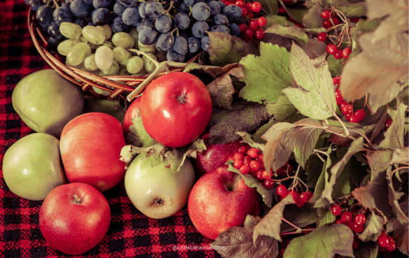 осіння страва. Ukrainian autumn dishes. Ukrainian autumn food.